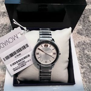 Movado Bold 32mm Stainless Steel/Rose Gold Ladies’ Watch